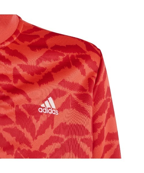 adidas（アディダス）の「アディダス adidas U ESS_フレンチテリー トラックスーツ（ジャージ・キッズ・レッド/ブラック・160cm/140cm/150cm）」の7枚目の写真