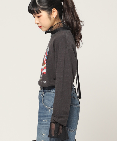 AP STUDIO（エーピーストゥディオ）の「FOLLOW the EAGLE Tシャツ（Tシャツ/カットソー・レディース・チャコールグレー・FREE）」の11枚目の写真