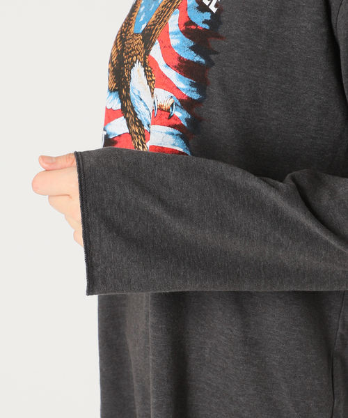 AP STUDIO（エーピーストゥディオ）の「FOLLOW the EAGLE Tシャツ（Tシャツ/カットソー・レディース・チャコールグレー・FREE）」の22枚目の写真