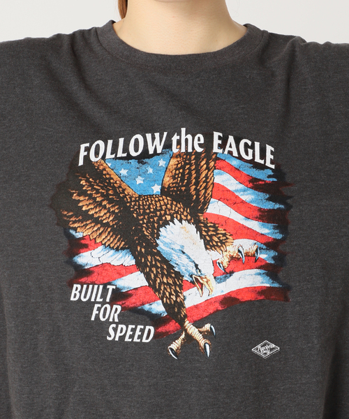 AP STUDIO（エーピーストゥディオ）の「FOLLOW the EAGLE Tシャツ（Tシャツ/カットソー・レディース・チャコールグレー・FREE）」の19枚目の写真