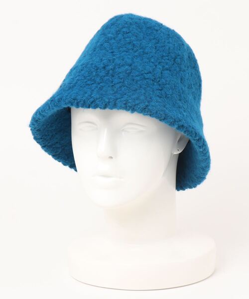 tone（トーン）の「【gratin】ラムウール風バケットハット（ハット・レディース・ホワイト/ブラック/ベージュ/ブルー/アイボリー・FREE）」の10枚目の写真