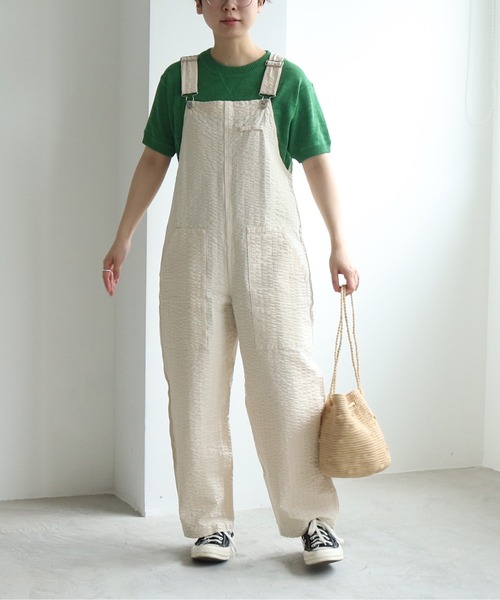 PAR ICI（パーリッシィ）の「【WEB別注】ラフィアかぎ編み ポップコーンドットカゴBAG（かごバッグ・レディース・アイボリー/ピンク/グリーン・FREE）」の18枚目の写真