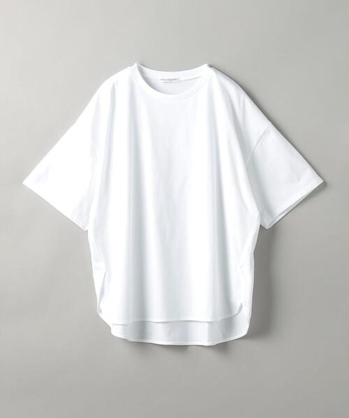 BEAUTY&YOUTH UNITED ARROWS（ビューティーアンドユースユナイテッドアローズ）の「コットン天竺 ラウンドヘム ショートスリーブカットソー（Tシャツ/カットソー・レディース・ブラック/ホワイト/その他1/その他2/その他3・FREE）」の19枚目の写真