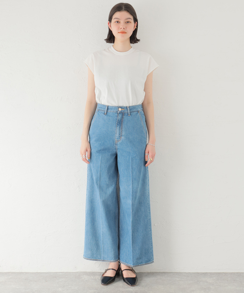 Mackintosh(マッキントッシュ)の「【MACKINTOSH/マッキントッシュ】 FRESGOE:デニムパンツ(デニムパンツ・レディース・ネイビー・4/6)」の2枚目の写真