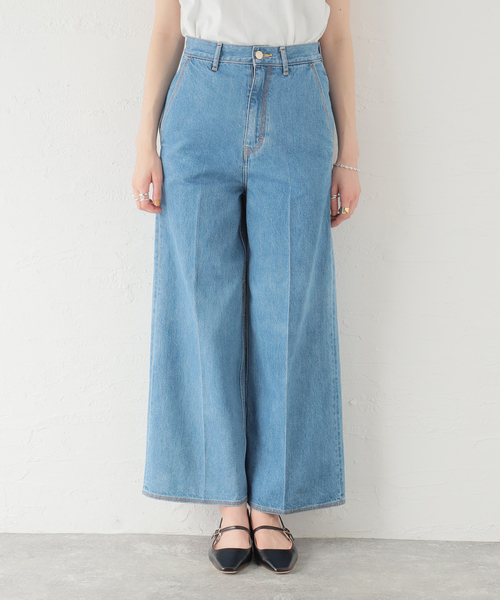 Mackintosh(マッキントッシュ)の「【MACKINTOSH/マッキントッシュ】 FRESGOE:デニムパンツ(デニムパンツ・レディース・ネイビー・4/6)」の3枚目の写真