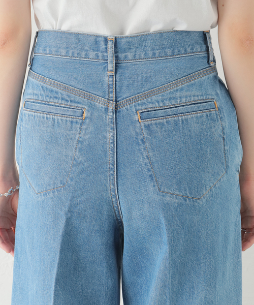 Mackintosh(マッキントッシュ)の「【MACKINTOSH/マッキントッシュ】 FRESGOE:デニムパンツ(デニムパンツ・レディース・ネイビー・4/6)」の7枚目の写真