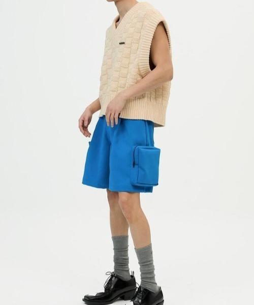 ESC STUDIO（イーエスシースタジオ）の「【ESC STUDIO/イーエスシースタジオ】multi pocket shorts/ ポケット ショーツ ハーフパンツ（カーゴパンツ・メンズ・ブラック/ブルー・01/02）」の22枚目の写真