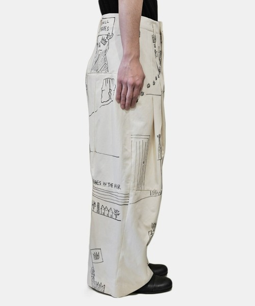 SHINYAKOZUKA(シンヤコヅカ)の「【SHINYAKOZUKA】BAGGY WITH DRAWING(その他パンツ・メンズ・キナリ・SMALL/MEDIUM)」の7枚目の写真