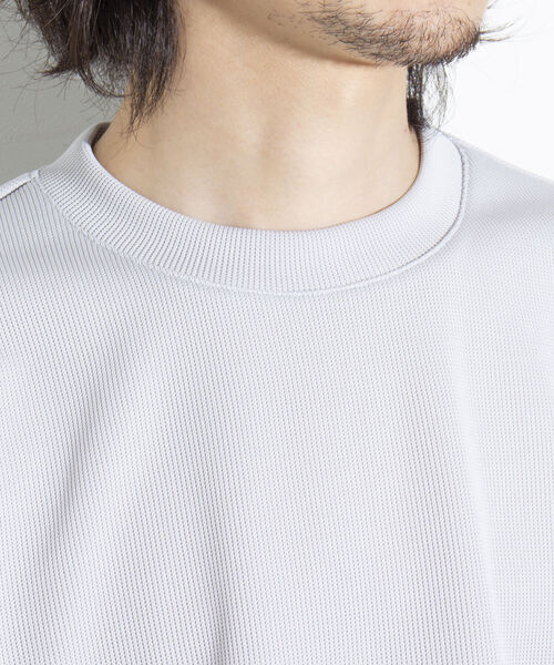 GLOSTER（グロスター）の「【GLOSTER/グロスター】針抜きニットソー クルーネックロンT ワンポイントロゴ 日本製（Tシャツ/カットソー・メンズ・チャコールグレー/アイボリー/イエロー・M/L/S）」の20枚目の写真