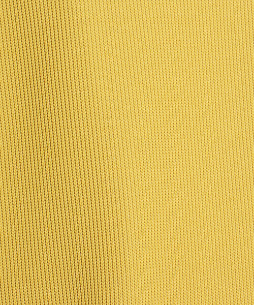 GLOSTER（グロスター）の「【GLOSTER/グロスター】針抜きニットソー クルーネックロンT ワンポイントロゴ 日本製（Tシャツ/カットソー・メンズ・チャコールグレー/アイボリー/イエロー・M/L/S）」の4枚目の写真