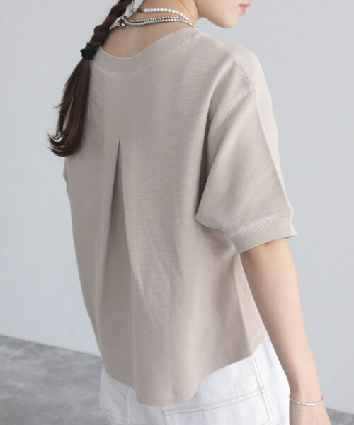 fredy emue（フレディエミュ）の「ラッセルクロプト丈プルオーバーカットソー（Tシャツ/カットソー・レディース・ベージュ/オフホワイト/オレンジ/ブラック・38）」の12枚目の写真