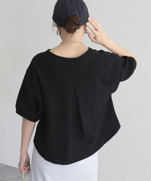 fredy emue（フレディエミュ）の「ラッセルクロプト丈プルオーバーカットソー（Tシャツ/カットソー・レディース・ベージュ/オフホワイト/オレンジ/ブラック・38）」の8枚目の写真