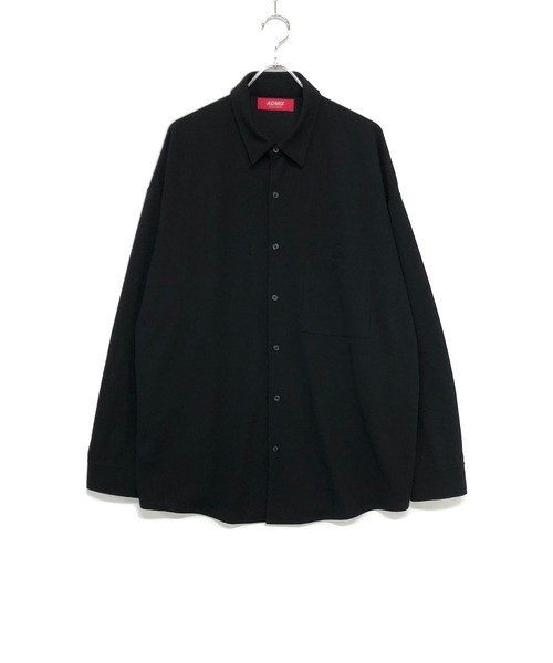 ADMIX/ATELIER SAB MEN（アドミックスアトリエサブメン）の「アムンゼンストレッチジャージ / オーバーサイズ ルーズシャツ ワイドテーパードパンツ（上下セット）（セットアップ・メンズ・チャコールグレー/ブラック/グレイッシュベージュ・48/50）」の7枚目の写真