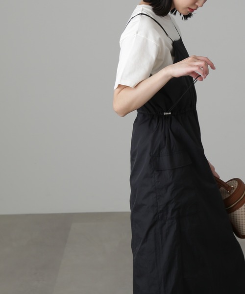 FREE'S MART（フリーズマート）の「◆ウエストドロストミリタリージャンパースカート（ワンピース・レディース・ベージュ/ブラック・FREE）」の18枚目の写真