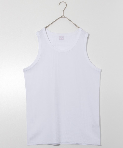 JEMORGAN（ジェーイーモーガン）の「【JEMORGAN / ジェーイーモーガン】サーマルタンクトップ（タンクトップ・メンズ・杢グレー/カーキ/ネイビー/ホワイト/ナチュラル/ブラック・L/M/XL/S）」の2枚目の写真