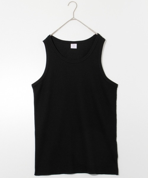 JEMORGAN（ジェーイーモーガン）の「【JEMORGAN / ジェーイーモーガン】サーマルタンクトップ（タンクトップ・メンズ・杢グレー/カーキ/ネイビー/ホワイト/ナチュラル/ブラック・L/M/XL/S）」の3枚目の写真