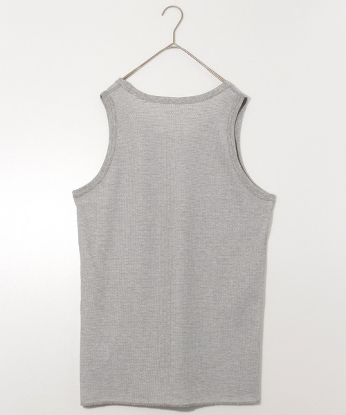 JEMORGAN（ジェーイーモーガン）の「【JEMORGAN / ジェーイーモーガン】サーマルタンクトップ（タンクトップ・メンズ・杢グレー/カーキ/ネイビー/ホワイト/ナチュラル/ブラック・L/M/XL/S）」の7枚目の写真