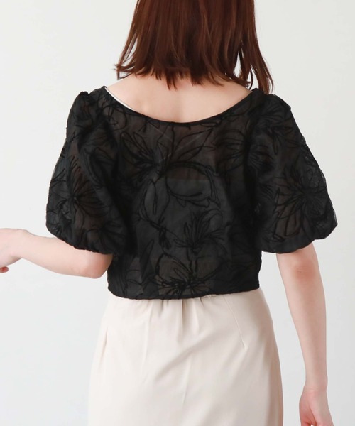 archives（アルシーヴ）の「フロントＺＩＰフロッキータックブラウス（シャツ/ブラウス・レディース・ブラック/ベージュ/オフホワイト・MEDIUM）」の22枚目の写真