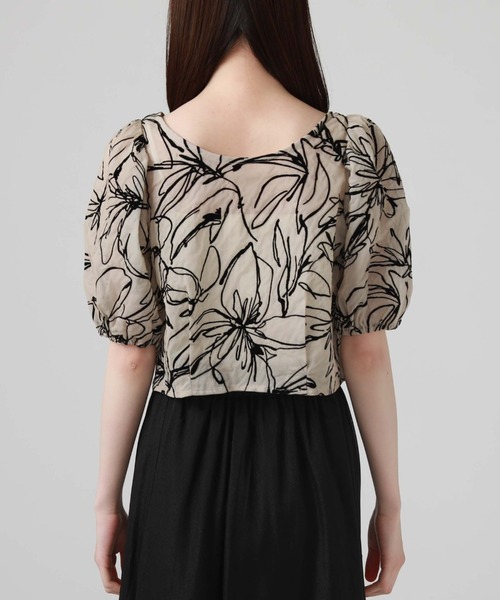 archives（アルシーヴ）の「フロントＺＩＰフロッキータックブラウス（シャツ/ブラウス・レディース・ブラック/ベージュ/オフホワイト・MEDIUM）」の17枚目の写真