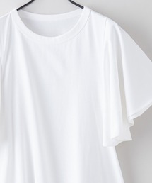 【C-FORT POINT/フォートポイント】袖のデザインでこなれ度UP シルケット袖フレアTシャツ レディース プルオーバー