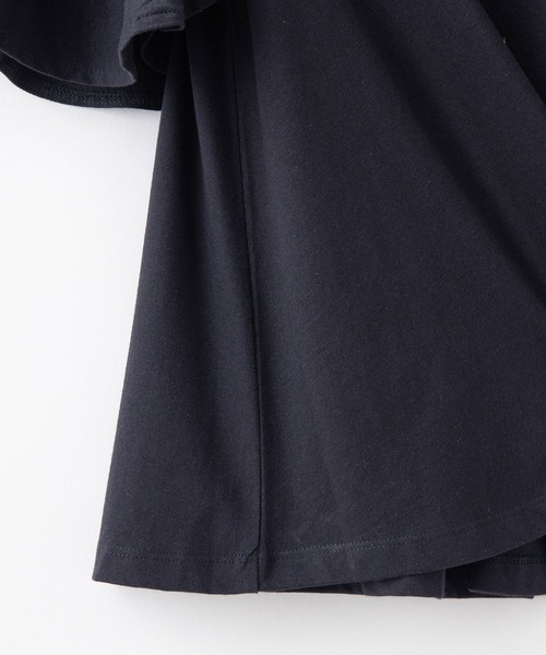 fort point(フォーポイント)の「【C-FORT POINT/フォートポイント】袖のデザインでこなれ度UP シルケット袖フレアTシャツ レディース プルオーバー(Tシャツ/カットソー・レディース・グレー/ブラック/オフホワイト/イエロー・MEDIUM)」の10枚目の写真