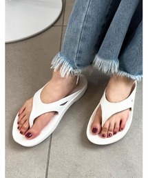 Re:EDIT（リエディ）の「[大きいサイズ有][ユニセックス]クッションフリップトングサンダル（サンダル）」