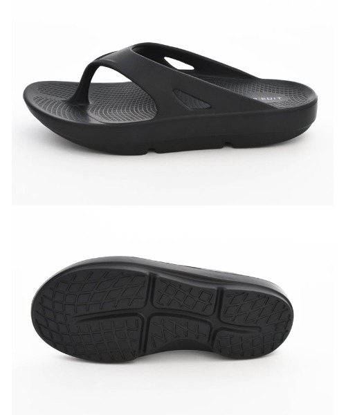 Re:EDIT（リエディ）の「[大きいサイズ有][ユニセックス]クッションフリップトングサンダル（サンダル・レディース・アイボリー/ブラック・S～Ｍ/L～LL/M～Ｌ/LL～3L）」の14枚目の写真