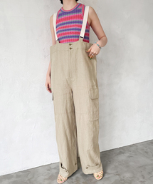 IENA リネンコットンヘリンボンサスペンダーパンツ　¥27500 美品 74540134_22_d_215.jpg