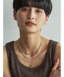 AMERICAN HOLIC | パールチェーン×コイン3連セットネックレス(ネックレス)