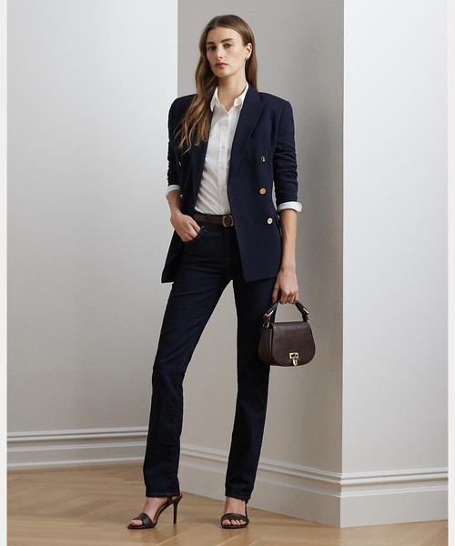 LAUREN RALPH LAUREN(ローレン ラルフ ローレン)の「イージーケア ストレッチコットン シャツ(シャツ/ブラウス・レディース・ホワイト・XXS/S/M/XS/L/XL)」の6枚目の写真