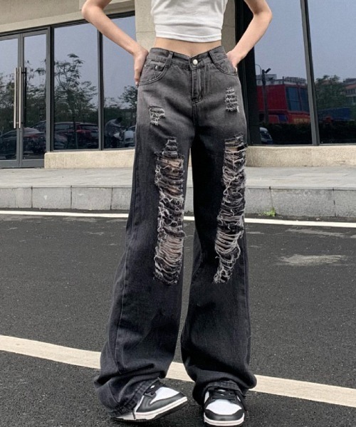 DIAVEL(ディアベル)の「【新色追加 】グラデーションデニムパンツ(デニムパンツ・レディース・ダークグレー/ブルー・M/L/S)」の22枚目の写真