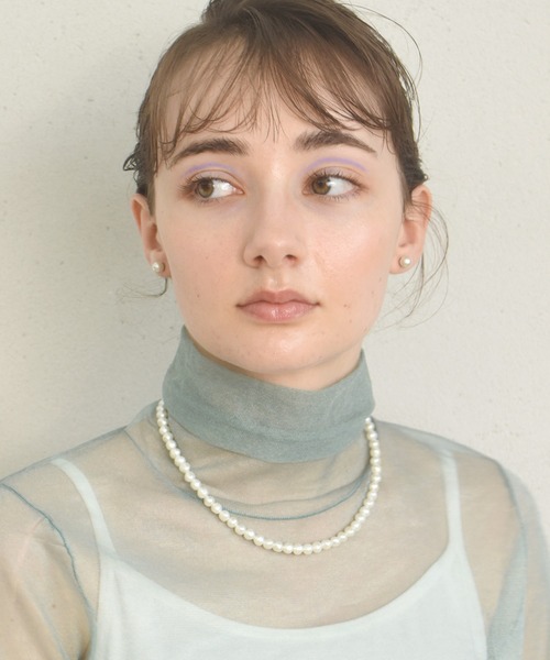 LHME（エルエイチエムイー）の「【WEB限定】”MELLOW”パールキャッチピアス/ボール/サージカルステンレス（金属アレルギー対応）【LHME / エルエイチエムイー】（ピアス（両耳用）・レディース・シルバー/ゴールド・ONE SIZE）」の7枚目の写真