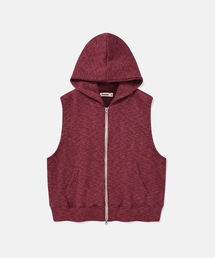 karactor | 【karactor 】ニット フーデッド ジップ ベスト / Knit hooded zip vest(ベスト)