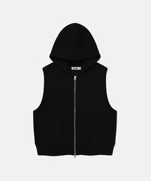 karactor | 【karactor 】ニット フーデッド ジップ ベスト / Knit hooded zip vest(ベスト)
