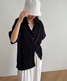 CANAL JEAN | 【セットアップ対応】El mar(エルマール) レーヨンナイロン半袖シャツ(シャツ/ブラウス)