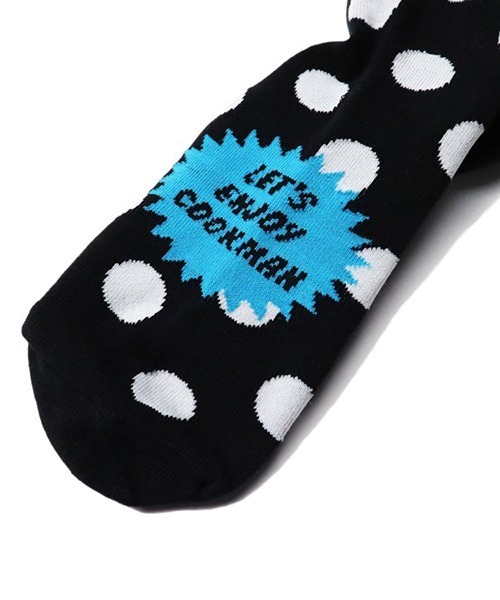 COOKMAN（クックマン）の「Cookman クックマン ソックス Rib Crew Socks ソックス（ソックス/靴下・メンズ・ホワイト/アニマル/ドット/ブラック・FREE）」の10枚目の写真