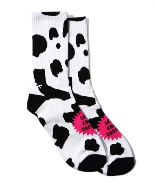 COOKMAN（クックマン）の「Cookman クックマン ソックス Rib Crew Socks ソックス（ソックス/靴下・メンズ・ホワイト/アニマル/ドット/ブラック・FREE）」の12枚目の写真