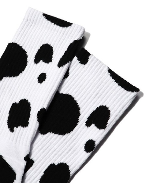 COOKMAN（クックマン）の「Cookman クックマン ソックス Rib Crew Socks ソックス（ソックス/靴下・メンズ・ホワイト/アニマル/ドット/ブラック・FREE）」の13枚目の写真
