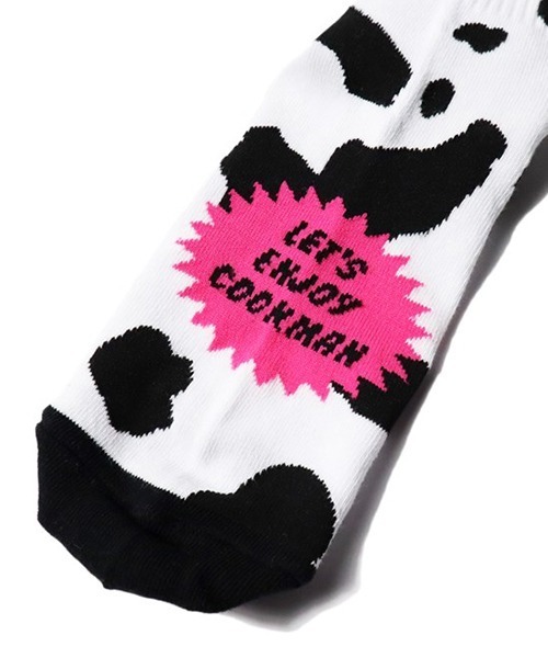 COOKMAN（クックマン）の「Cookman クックマン ソックス Rib Crew Socks ソックス（ソックス/靴下・メンズ・ホワイト/アニマル/ドット/ブラック・FREE）」の14枚目の写真