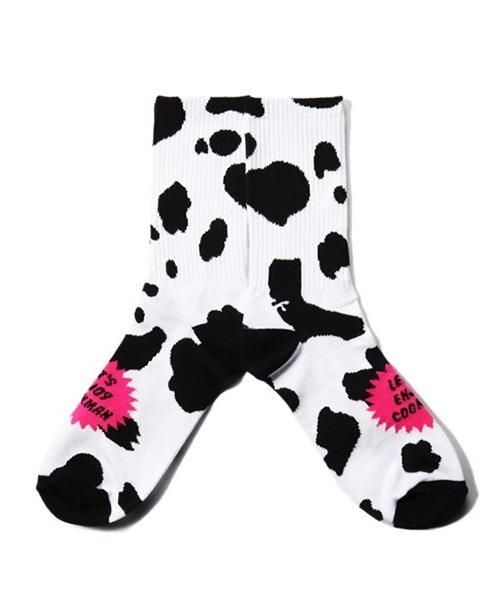 COOKMAN（クックマン）の「Cookman クックマン ソックス Rib Crew Socks ソックス（ソックス/靴下・メンズ・ホワイト/アニマル/ドット/ブラック・FREE）」の7枚目の写真