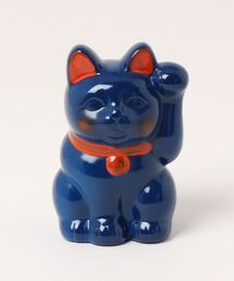 倭物やカヤ（ワモノヤカヤ）の「【倭物やカヤ】常滑焼 彩りほっぺ招き猫3号 貯金箱（フィギュア・レディース）」