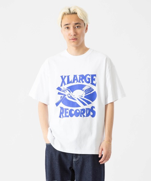 XLARGE（エクストララージ）の「BREAK THE RECORDS S/S TEE（Tシャツ/カットソー・メンズ・ブラック/ホワイト/グリーン・XL/M/L/S）」の7枚目の写真