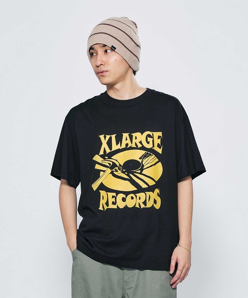 XLARGE（エクストララージ）の「BREAK THE RECORDS S/S TEE（Tシャツ/カットソー・メンズ・ブラック/ホワイト/グリーン・XL/M/L/S）」の17枚目の写真