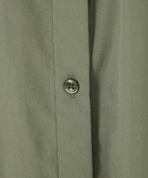 qualite（カリテ）の「ソフトタフタティアードワンピース（ワンピース・レディース・チャコールグレー/カーキ・フリー）」の12枚目の写真