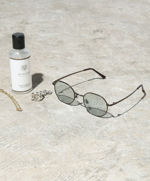 ROOPTOKYO（ループトウキョウ）の「【70%OFF】【ケース付】【ユニセックスアイテム】メタルラウンドフレーム サングラス（サングラス・メンズ・ブラウン/グレー/ブラウン系その他2/ブラウン系その他3/ブラウン系その他4/チャコール/ブラック系その他/ブラウン系その他/ゴールド系その他/クリア・FREE）」の5枚目の写真