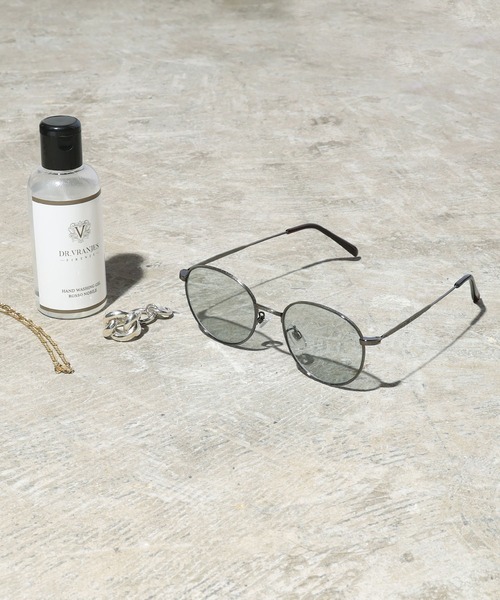 ROOPTOKYO（ループトウキョウ）の「【70%OFF】【ケース付】【ユニセックスアイテム】メタルラウンドフレーム サングラス（サングラス・メンズ・ブラウン/グレー/ブラウン系その他2/ブラウン系その他3/ブラウン系その他4/チャコール/ブラック系その他/ブラウン系その他/ゴールド系その他/クリア・FREE）」の3枚目の写真