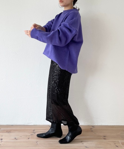 wee9s（ウィークス）の「"GIRAGIRA" disco skirt / ギラギラスパンコールディスコスカート（スカート・レディース・ブラック/シルバー/ゴールド・FREE）」の9枚目の写真