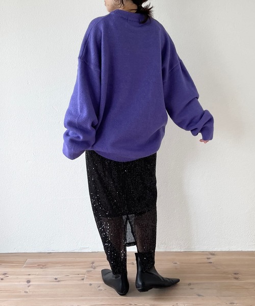 wee9s（ウィークス）の「"GIRAGIRA" disco skirt / ギラギラスパンコールディスコスカート（スカート・レディース・ブラック/シルバー/ゴールド・FREE）」の10枚目の写真