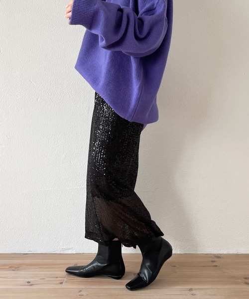wee9s（ウィークス）の「"GIRAGIRA" disco skirt / ギラギラスパンコールディスコスカート（スカート・レディース・ブラック/シルバー/ゴールド・FREE）」の14枚目の写真