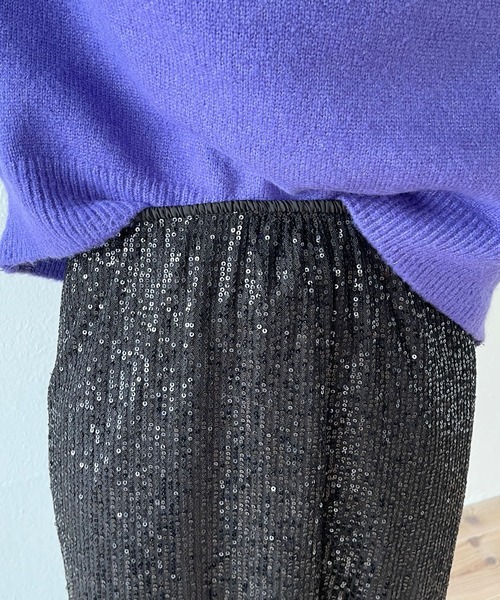 wee9s（ウィークス）の「"GIRAGIRA" disco skirt / ギラギラスパンコールディスコスカート（スカート・レディース・ブラック/シルバー/ゴールド・FREE）」の18枚目の写真